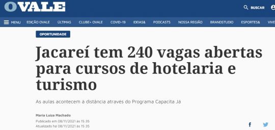 Jornal O Vale - 08/11/2021