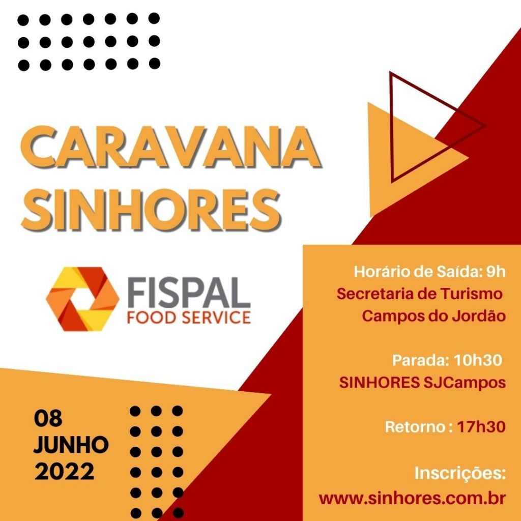 SINHORES terá Caravana para Fispal 2022 com saída de Campos do Jordão